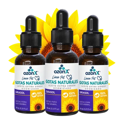 3 frascos de OzonX Pet